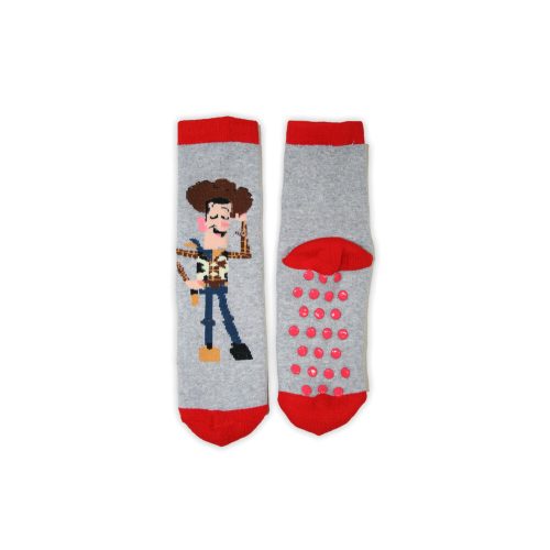 Antislip kinder sokken - Toy Story - pluche - grijs - 23-26