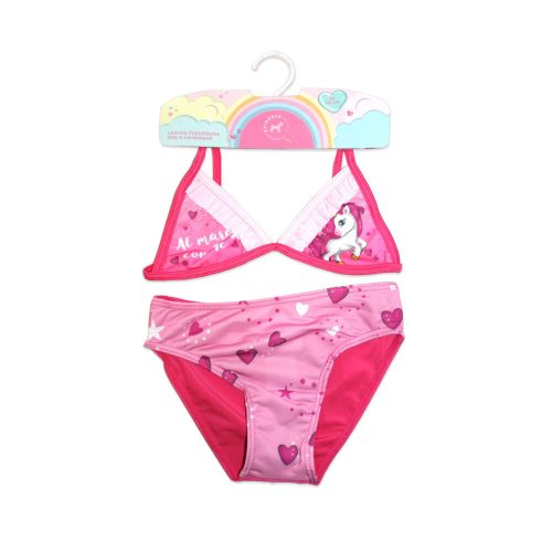 Eenhoorn tweedelige badpak voor meisjes - roze - 110
