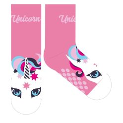 Eenhoorn antislip pluche normale sokken voor kinderen
