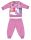 Eenhoorn winter dikke baby pyjama - katoenen flanellen pyjama - donkerroze - 92