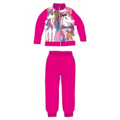 Eenhoorn meisjes vrijetijdskleding - roze - 104