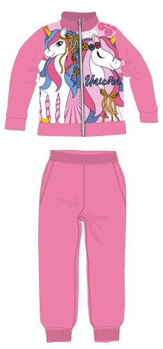 Eenhoorn meisjes vrijetijdskleding - roze - 98