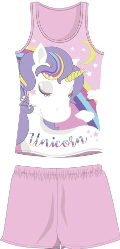 Wonder Woman zomer korte mouw kinderkatoenen pyjama - jersey pyjama - lichtroze