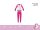 Eenhoorn winter dunne katoenen kinderpyjama - jersey pyjama - roze - 104
