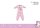 Eenhoorn baby pyjama - jersey katoenen pyjama - lichtroze - 92