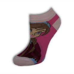 Kinderen katoenen enkel sokken - Frozen - 23-26 - roze