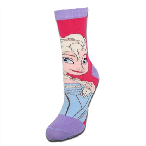 Kinderen katoenen enkelsokken - Frozen - 31-34 - roze